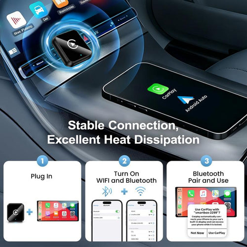 Wireless CarPlay Adapter: Pair Once, Never Plug In Again