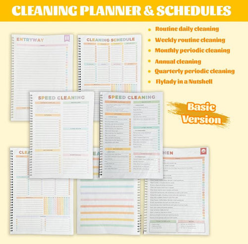 Busy Brain House Organizing & Cleaning Planner: The List Already Written