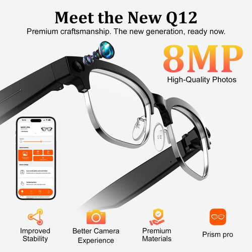 Q12 AI Smart Camera Glasses: The Ultimate Premium Smart Glasses Alternative