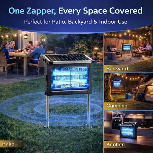 DailyNest Outdoor Solar Powered Bug Zapper