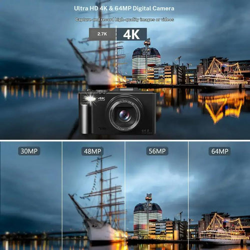 Nostalgia 4K Flip Screen Digital Camera