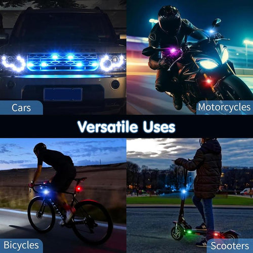 Wireless LED Car Lights 4-Pack Glow Kit