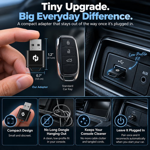 Wireless CarPlay Adapter, Get In and Drive