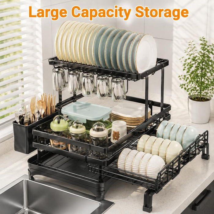 The Dish Rack That Actually Drains Into the Sink, Not Onto Your Counter