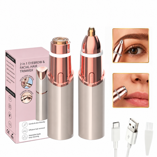 2 in 1 Facial & Eyebrow Hair Trimmer