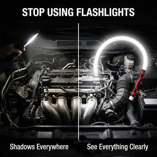 Bendable LED Work Light: The Hands-Free Tight-Space Solution