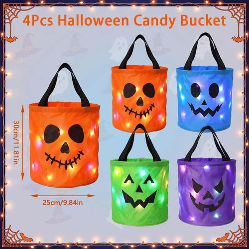 LED Halloween Candy Bucket