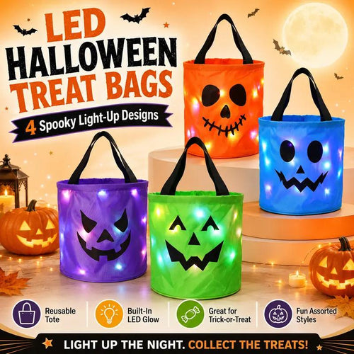 LED Halloween Candy Bucket