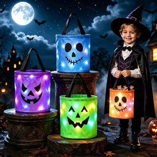 LED Halloween Candy Bucket