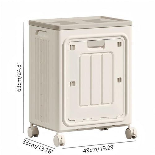 Rolling Storage Bin with Front Door: More Space, and Nothing to Dig Through