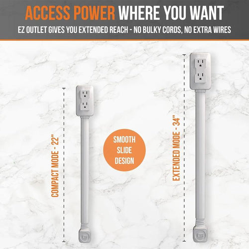 Slide & Swivel Outlet Extender: Power Right Where You Need It