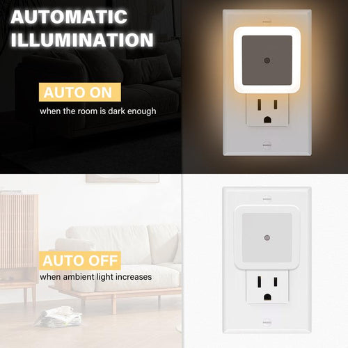 Warm White Plug-In Night Light (6-Pack)