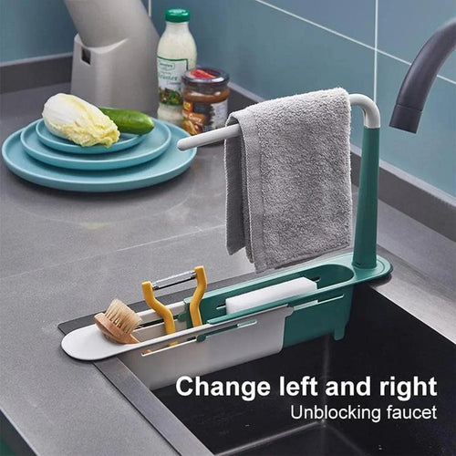 Clear Counter Sink Organizer: Nothing Sits in Water, and It Fits Your Sink