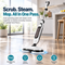 Dual-Head Spinning Steam Mop: Cleans in One Pass
