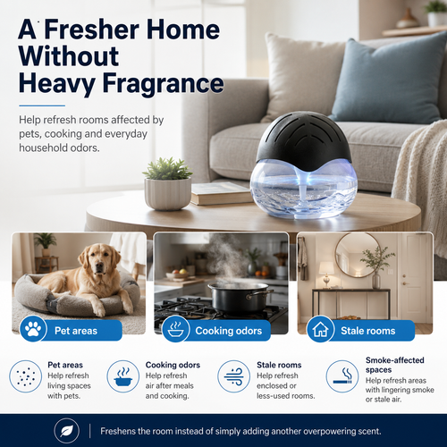 Air Washer & Aroma Diffuser: Wash, Don't Mask