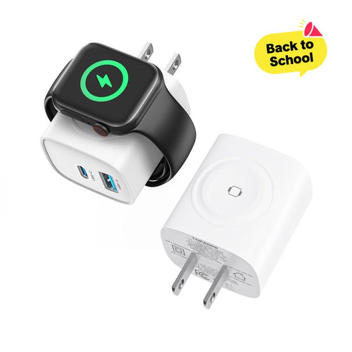 3-in-1 Travel Wall Charger & Watch Pad